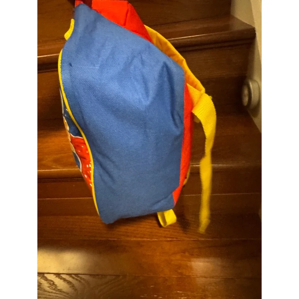 Sesame Street Elmo Backpack Red Blue Yellow Fast Forward School Bag Kids